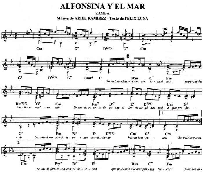 Alfonsina y el mar…